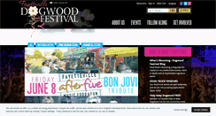 Desktop Screenshot of faydogwoodfestival.com